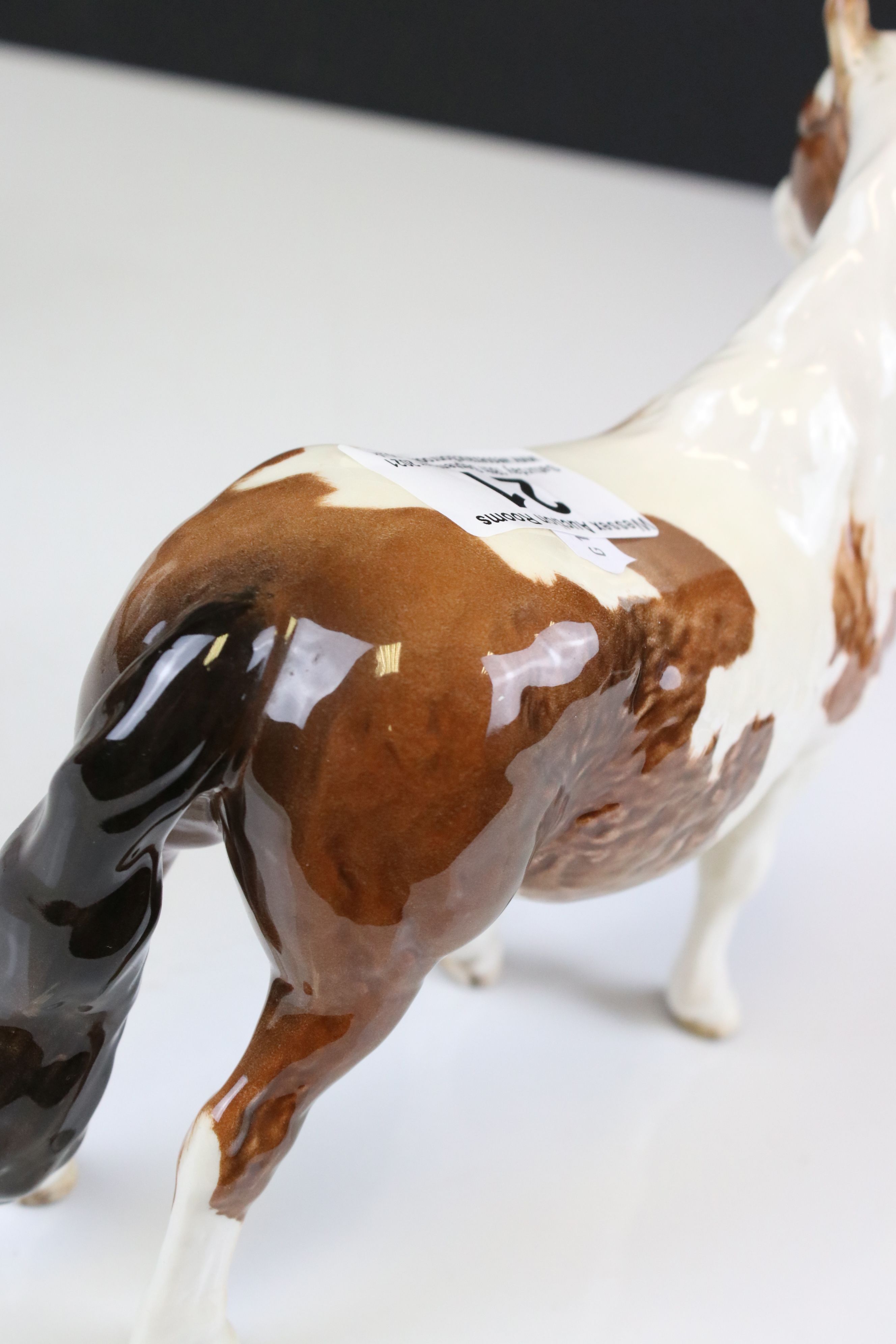 Beswick Skewbald Pinto Pony (first version) (no. 1373) together with a Beswick Appaloosa Stallion ( - Image 4 of 12