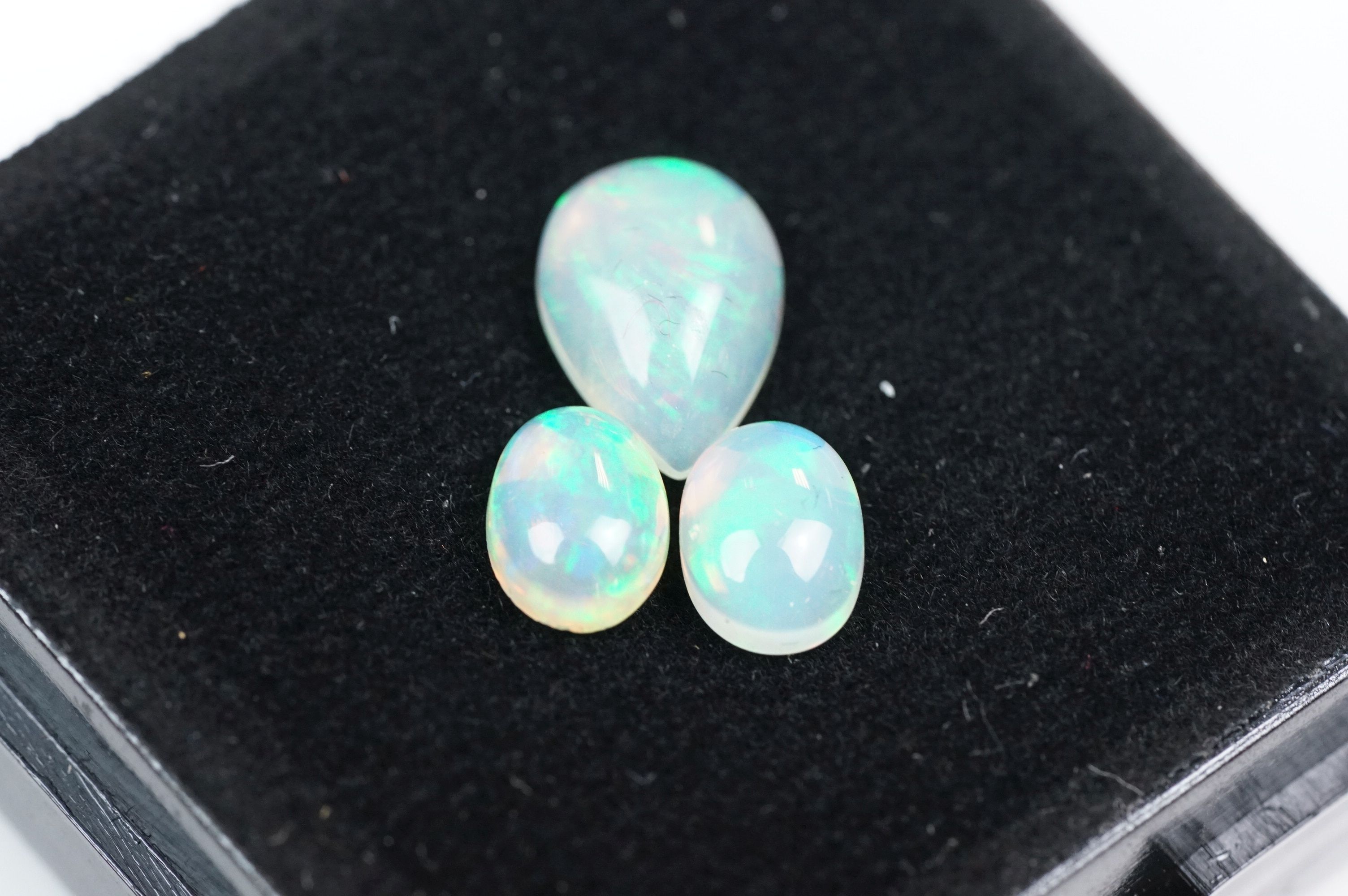 Three cut opals, approx 2.15ct weight. - Image 2 of 5