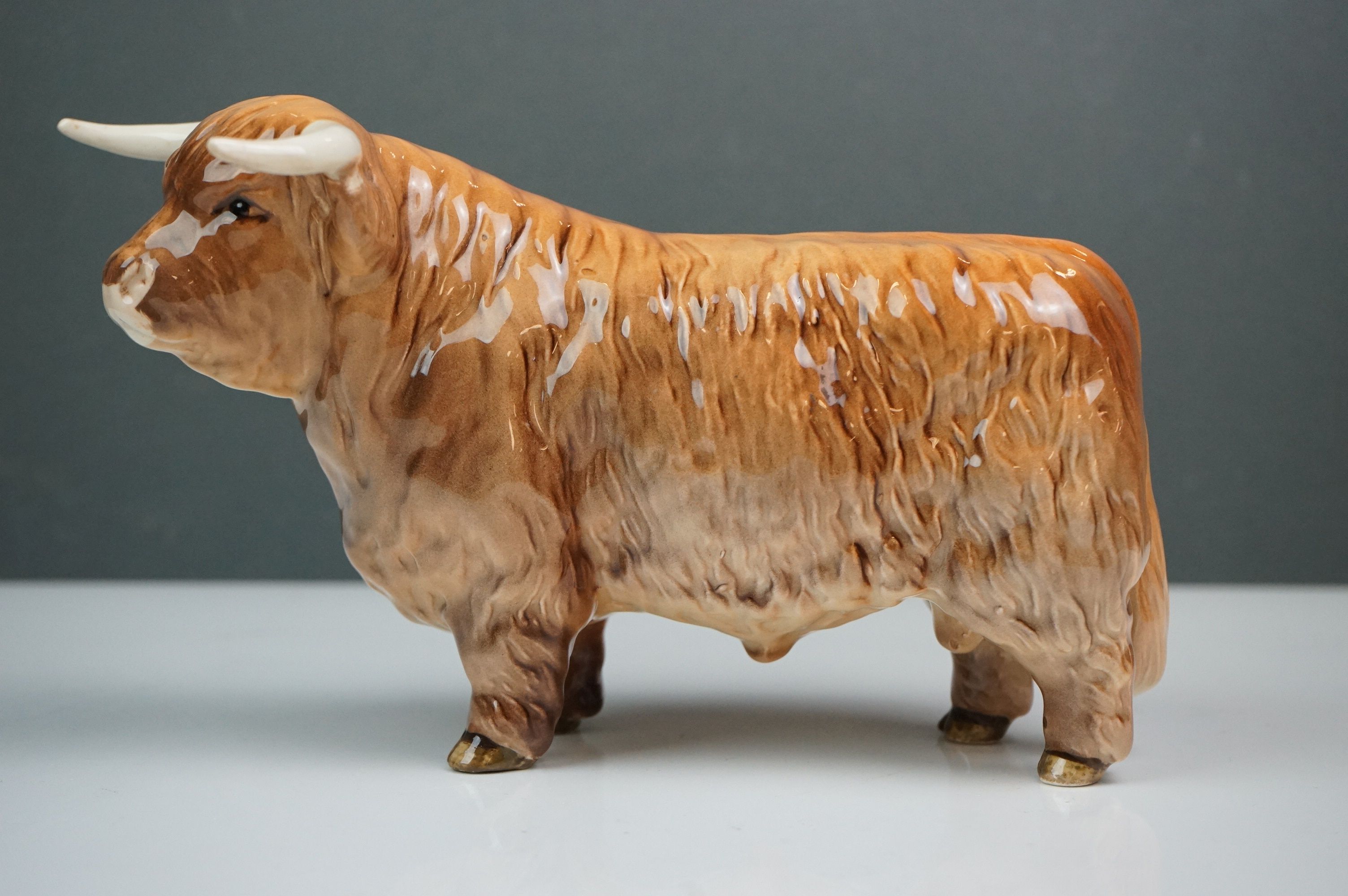 Beswick Highland Cow Family including Highland Bull (no.2008), Highland Cow (no.1740) and Highland - Image 4 of 12