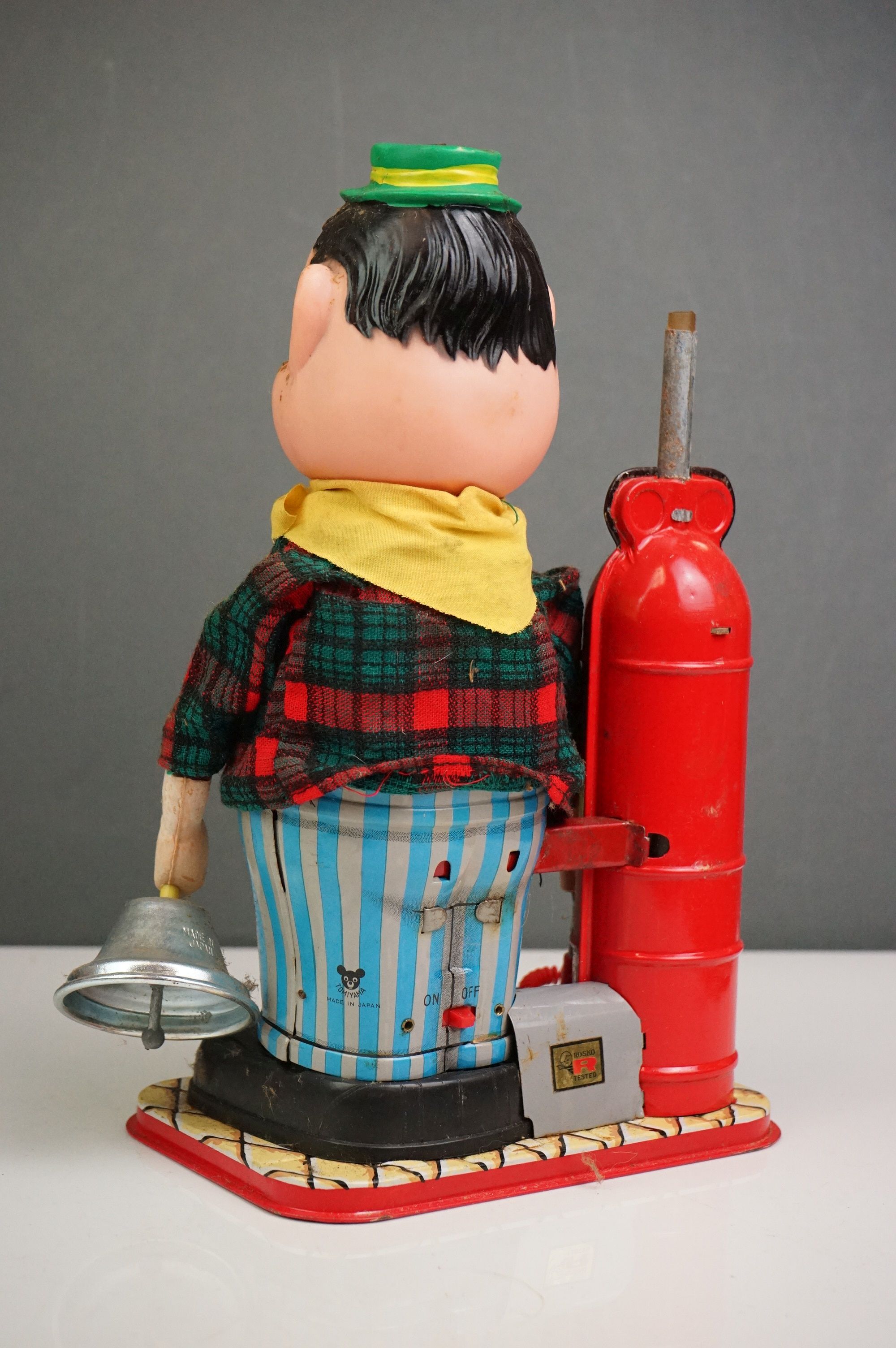A vintage battery operated GINO the Neapolitan balloon blowers by Rosko Toys, in original box. - Image 3 of 6