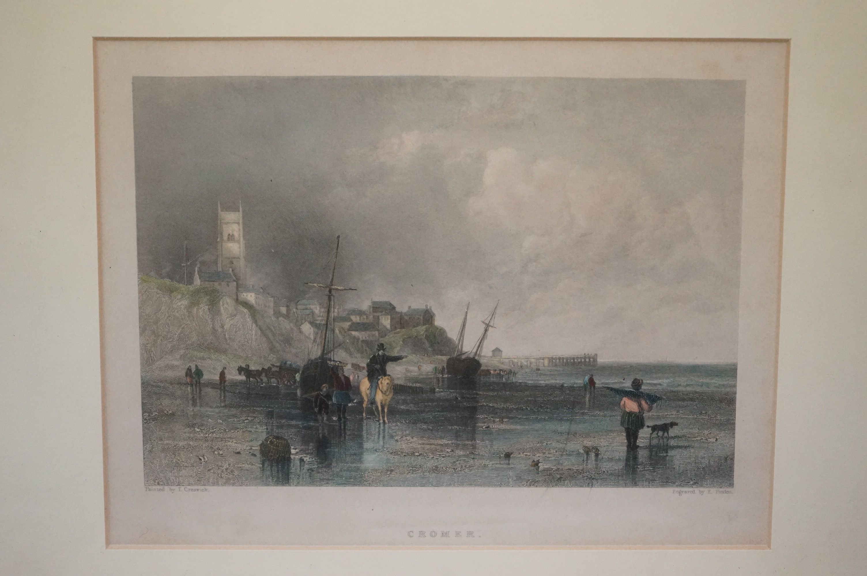 Four framed and glazed engravings by Thomas Shepherd, I Creswick,G Balmer and J D Harding. - Image 3 of 5