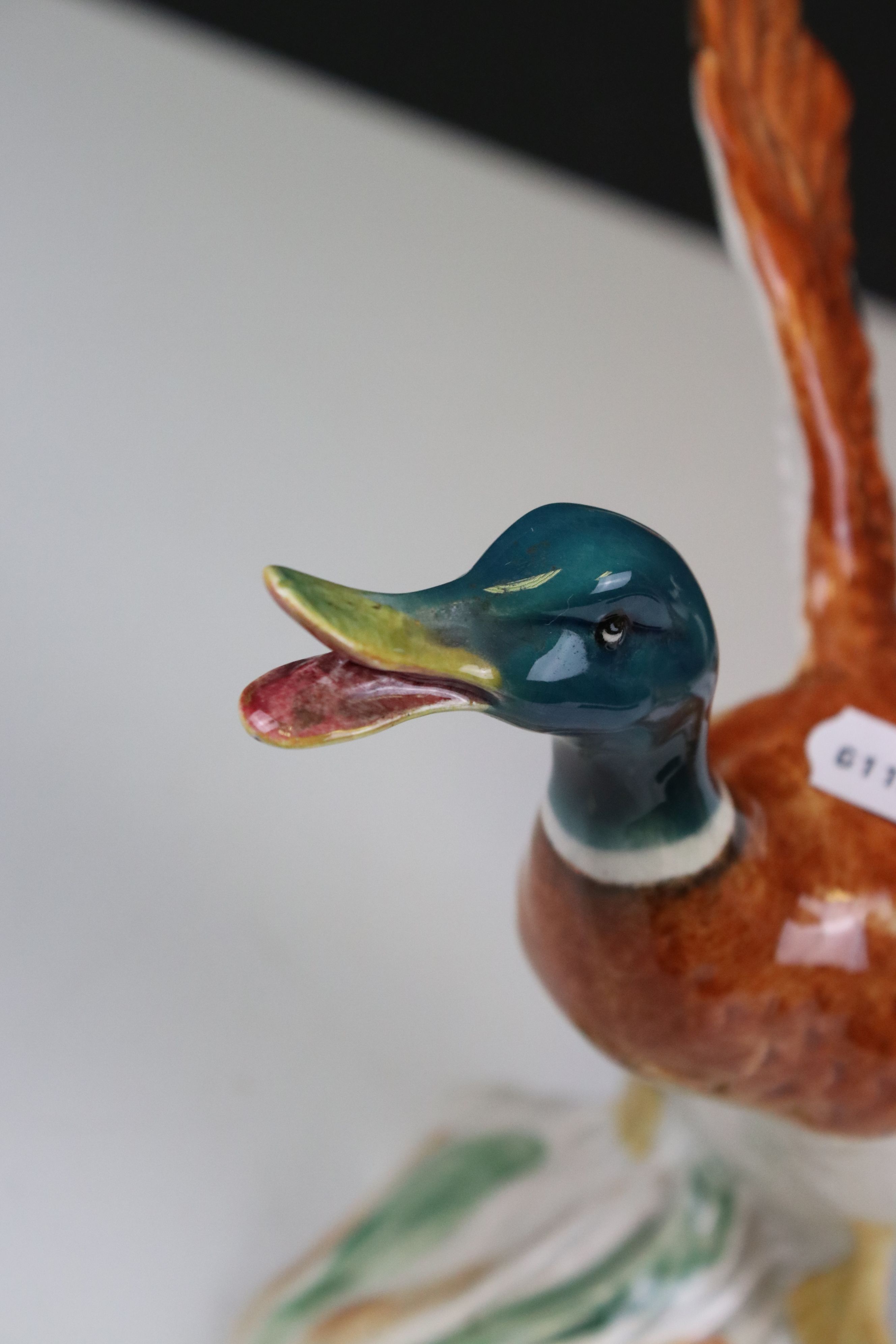 Beswick Sheldrake Duck settling, with beak open (no.995) and Beswick Mallard Duck taking off (no. - Image 7 of 8