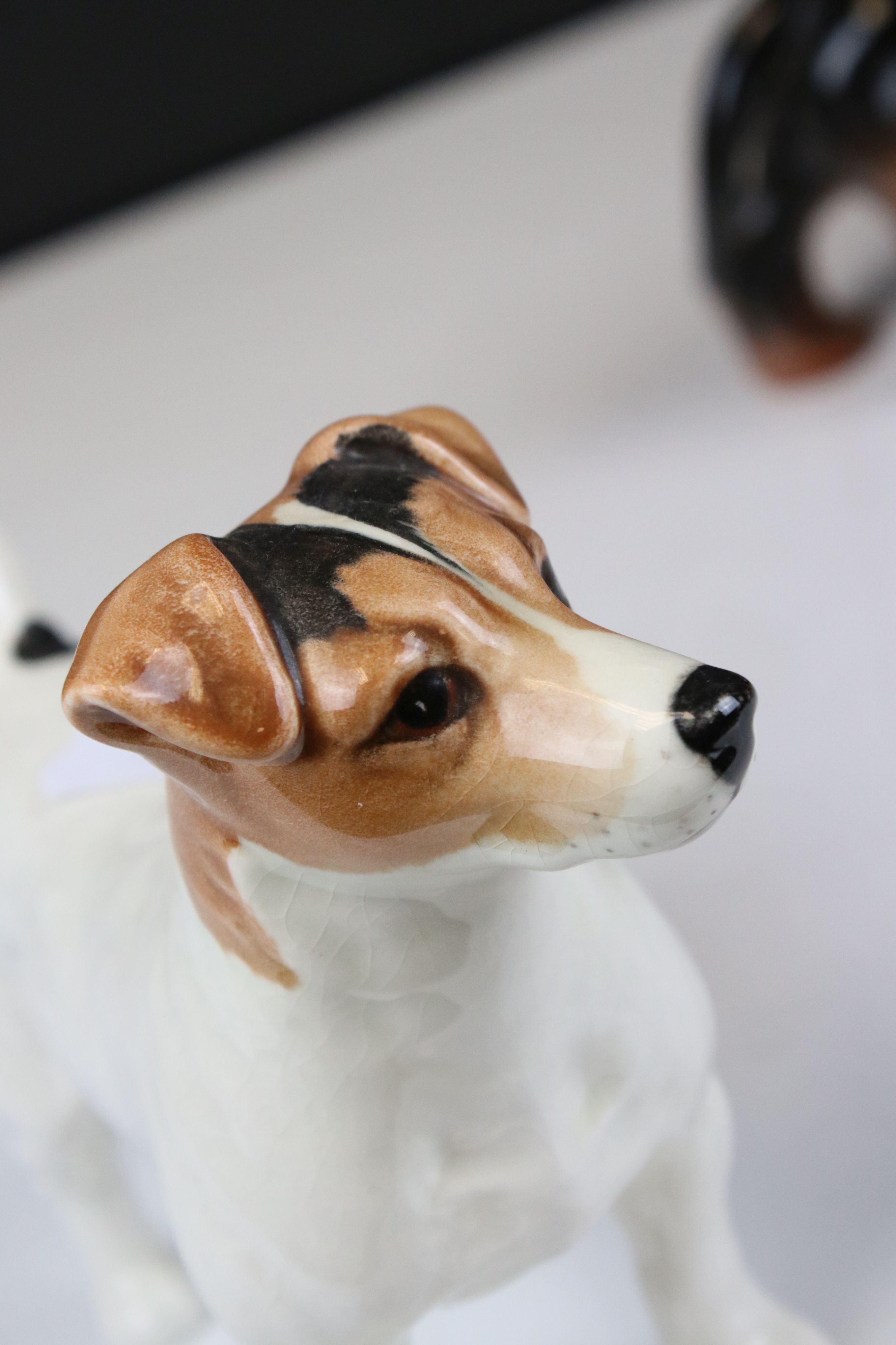 Four Beswick Dogs including Dachshund - standing (no. 361), Cairn Terrier with ball (no. 1055a), - Image 11 of 12