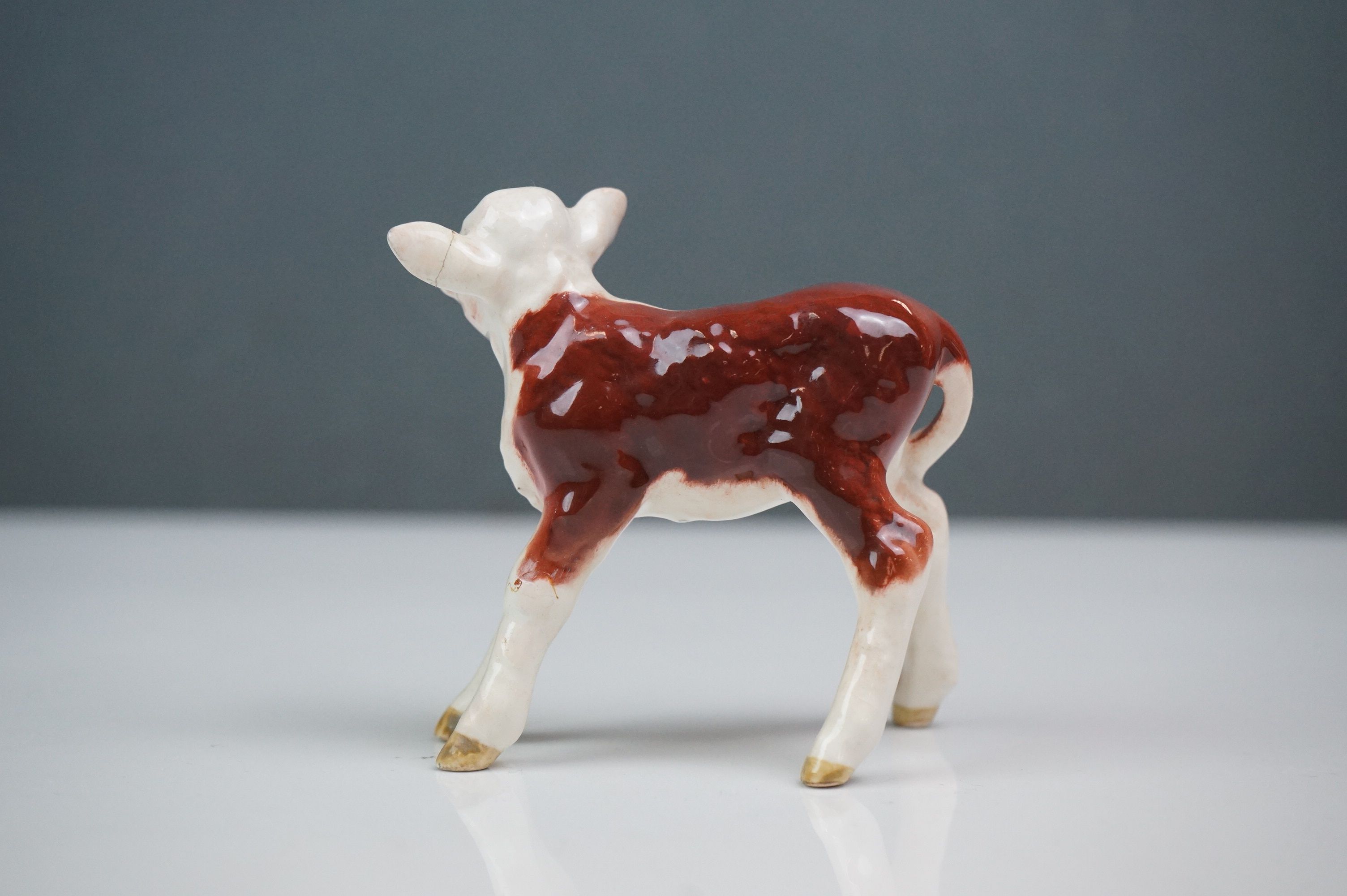 Beswick Hereford Family including Bull (no. 949), Cow (no.1360) and Calf (no.1406B) - Image 11 of 14