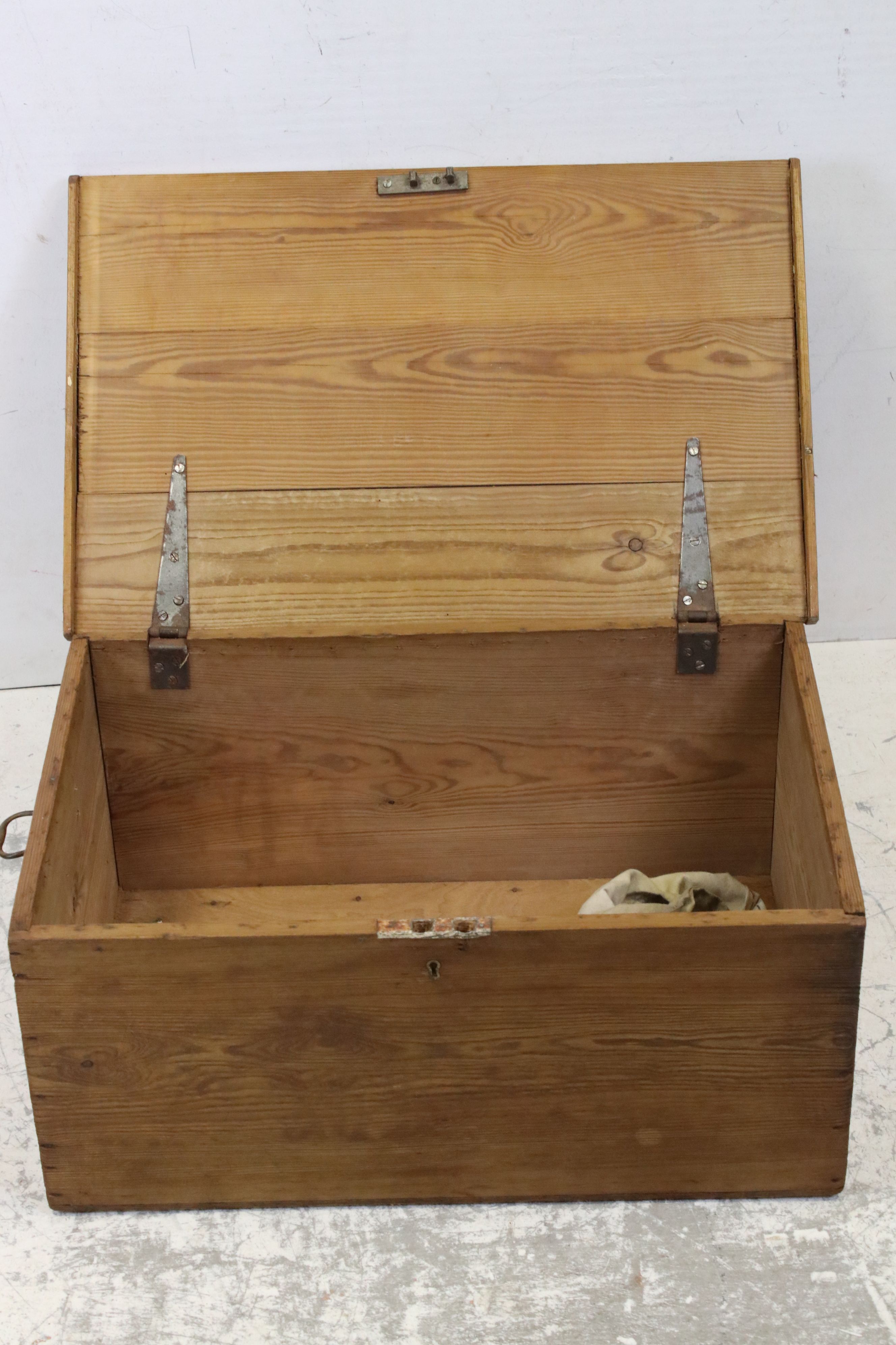 Vintage pine tack box - Image 2 of 3