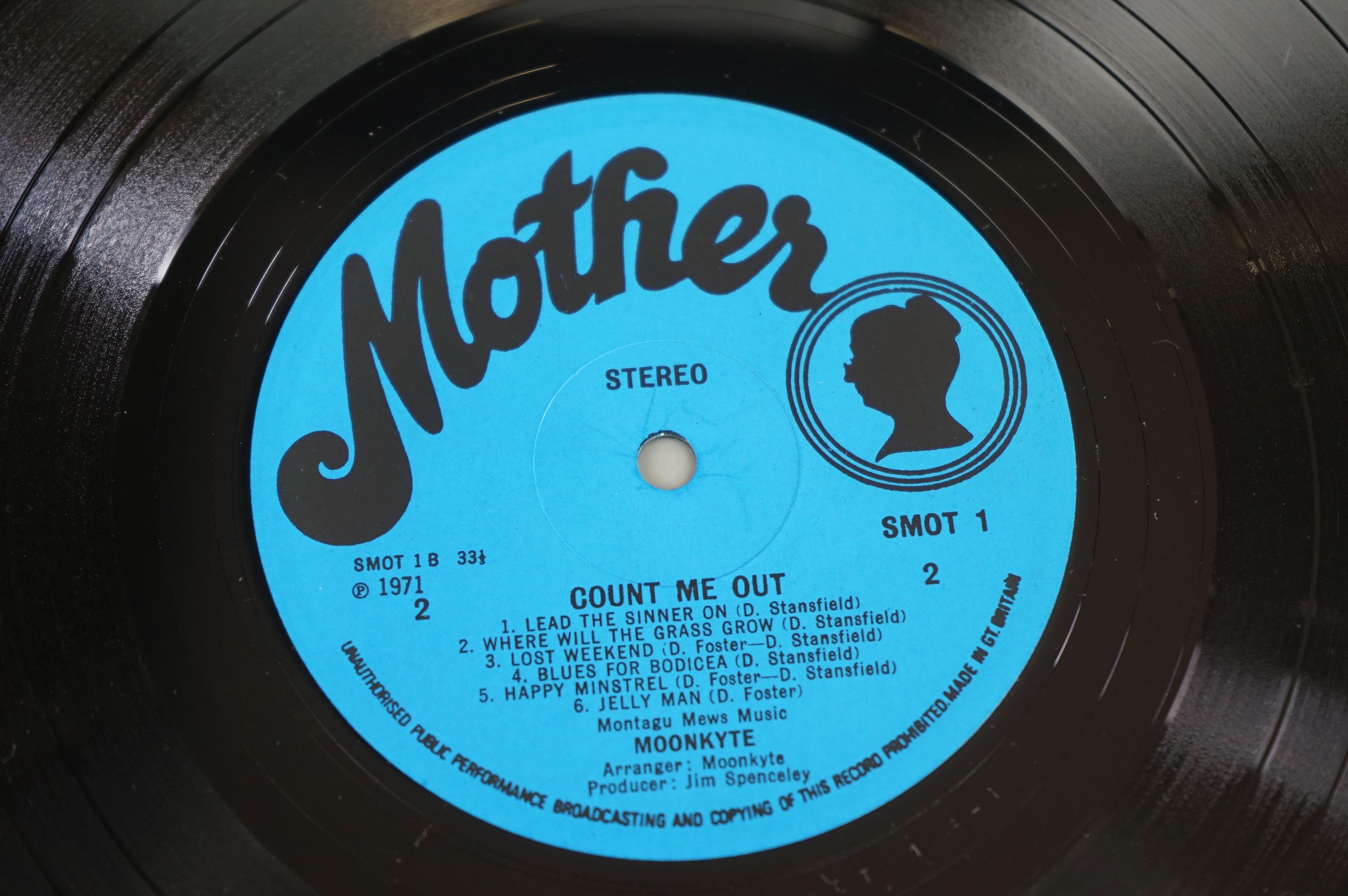 Vinyl - Prog Rock / Acid Psych - Moonkyte Count Me Out (UK 1st Pressing 1971 on Mother Records - Image 6 of 9