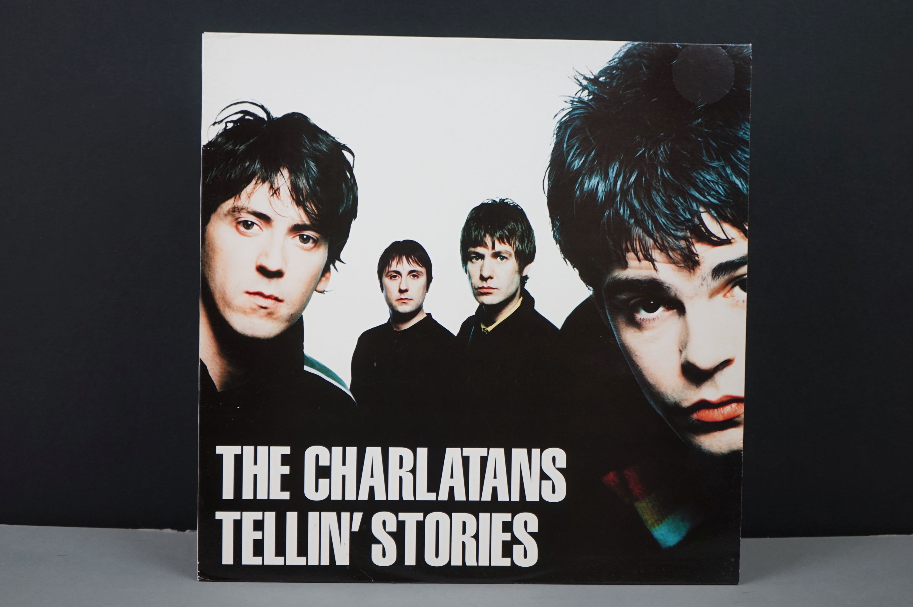 Vinyl - The Charlatans Tellin Stories LP on Beggars Banquet BBQLP190 with lyric inner sleeve, vg+