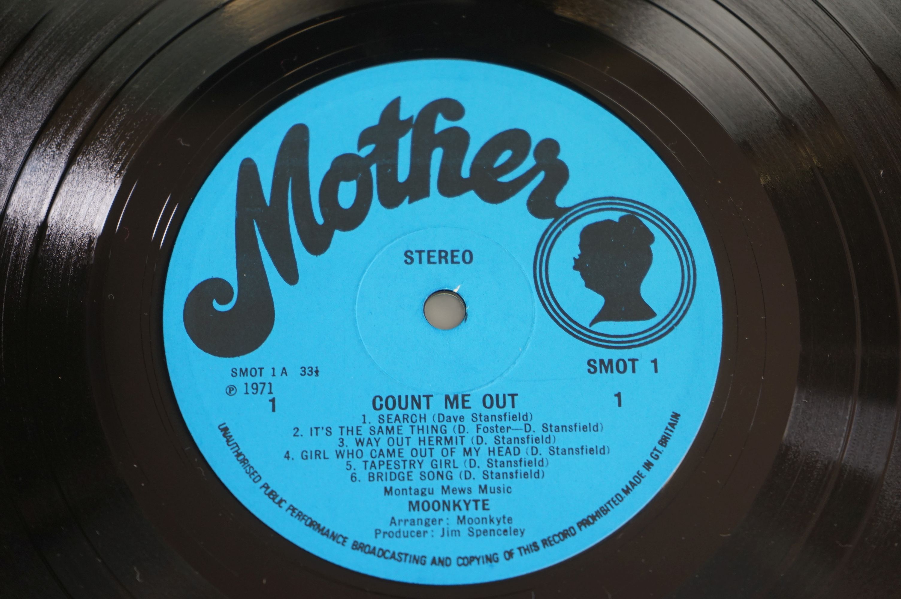 Vinyl - Prog Rock / Acid Psych - Moonkyte Count Me Out (UK 1st Pressing 1971 on Mother Records - Image 4 of 9
