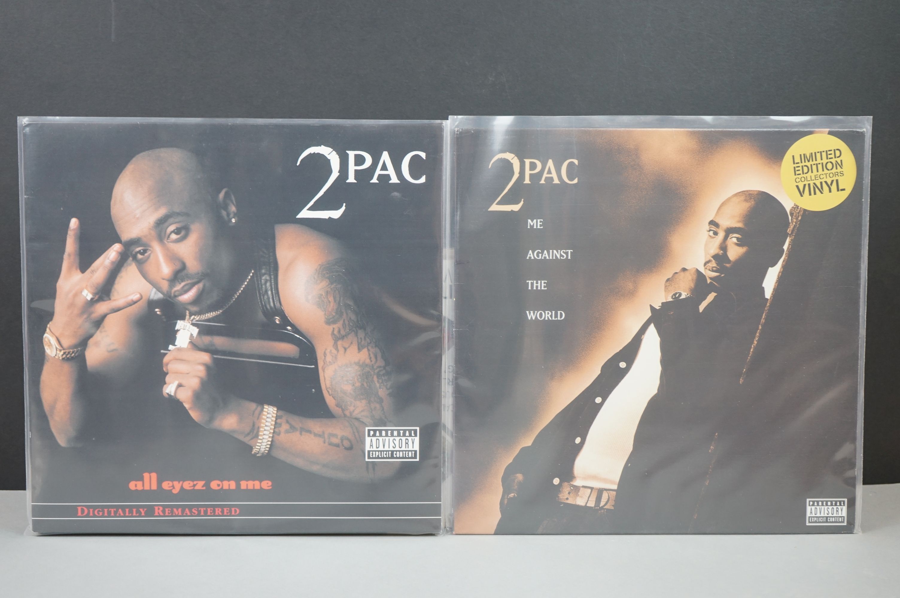 Vinyl - Two 2 Pac LPs to include All Eyez On Me 3 LP on Death Row Simply Vinyl DRS1255004 & Me