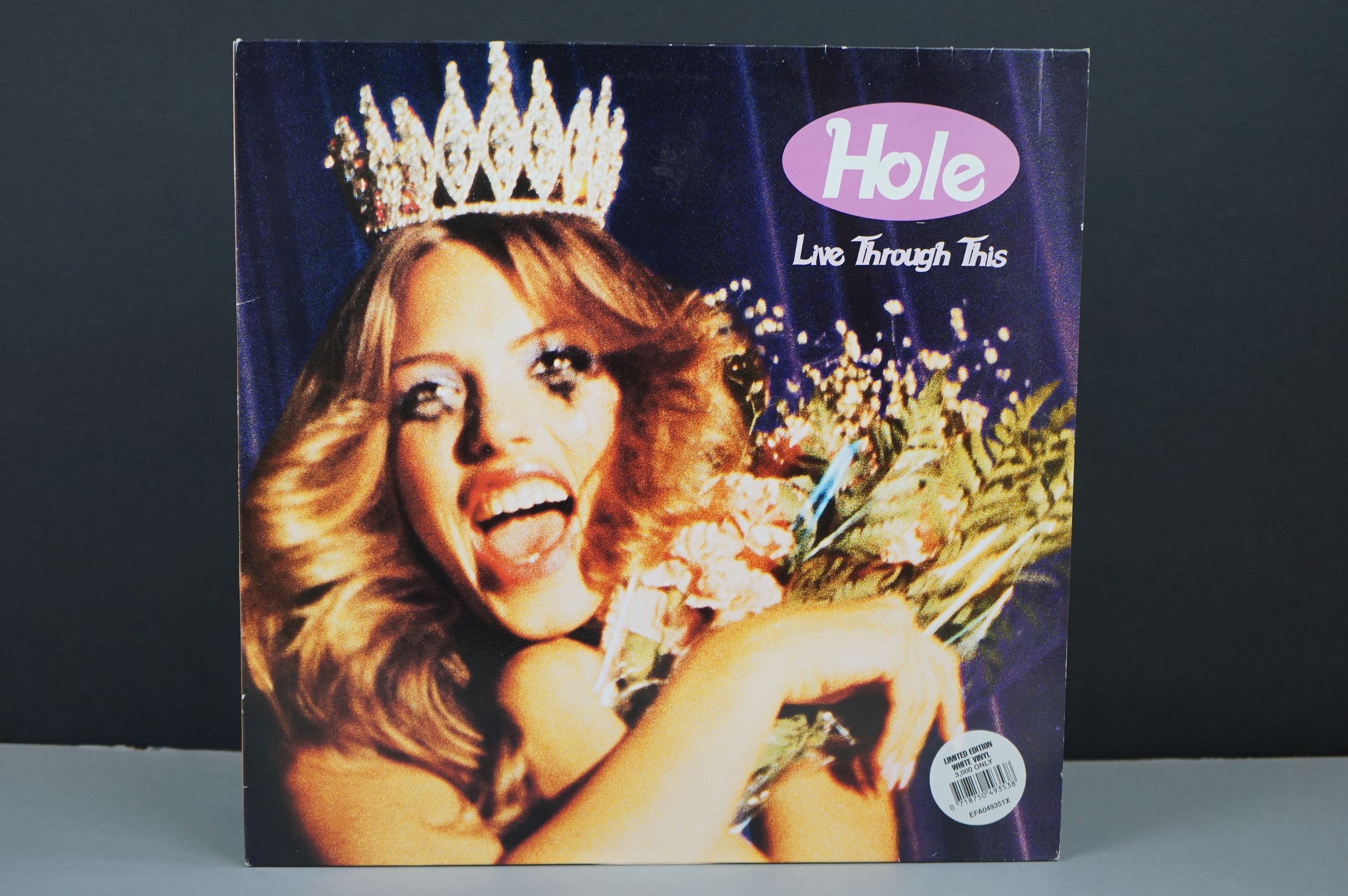 Vinyl - Hole Live Through This LP ltd edn white vinyl on City Slang LC683 vg++