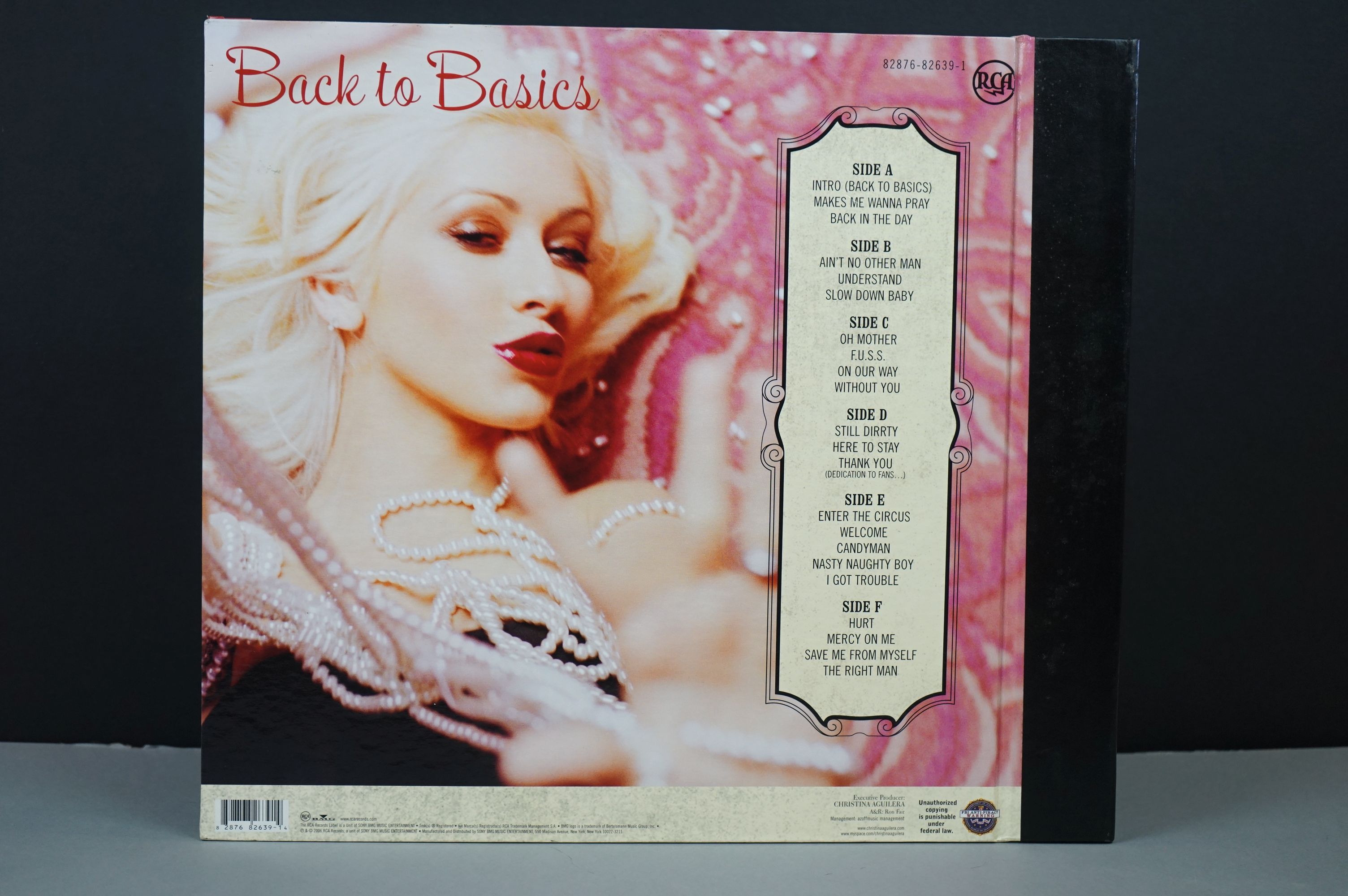 Vinyl - Christina Aguilera Back To Basics Deluxe 3 LP on RCA 82876826391, ex - Image 3 of 15