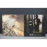 Vinyl - Two Korn LPs to include Follow The Leader on Immortal Epic EOC4912211 & Life Is Peachy on