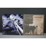 Vinyl - Two Eminem LPs to include The Slim Shady LP INT2-90287 with insert (vg+ overall with a large