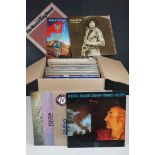 Collection of approx 70 LP's spanning genres and decades including Holger Czukay, Focus, Guy