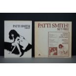 Vinyl - Patti Smith Set Free (Arist 12197) 12 inch single with press kit. Sleeve & Vinyl Vg