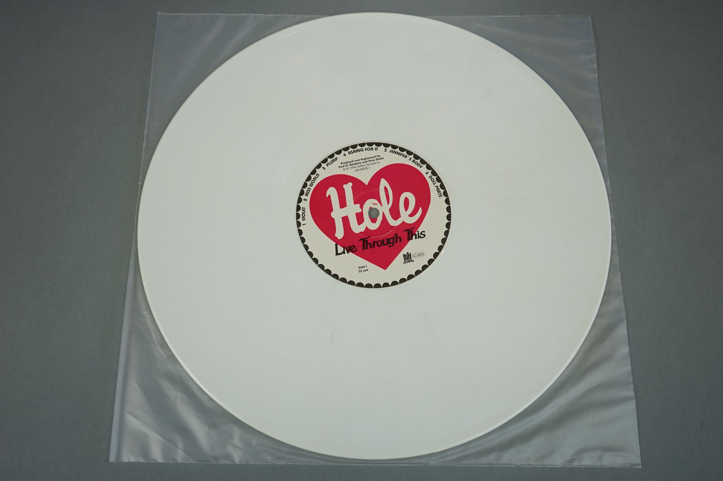 Vinyl - Hole Live Through This LP ltd edn white vinyl on City Slang LC683 vg++ - Image 4 of 4