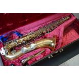 Cased Grenadier saxophone, serial no. C3937, in a Yamaha carry case