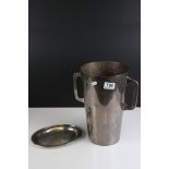 Early 20th century Elkington Silver Plate Twin Handled Wine Cooler inscribed ' Rules est.1798 ' (