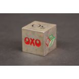 Rare 50th anniversary metal OXO cube
