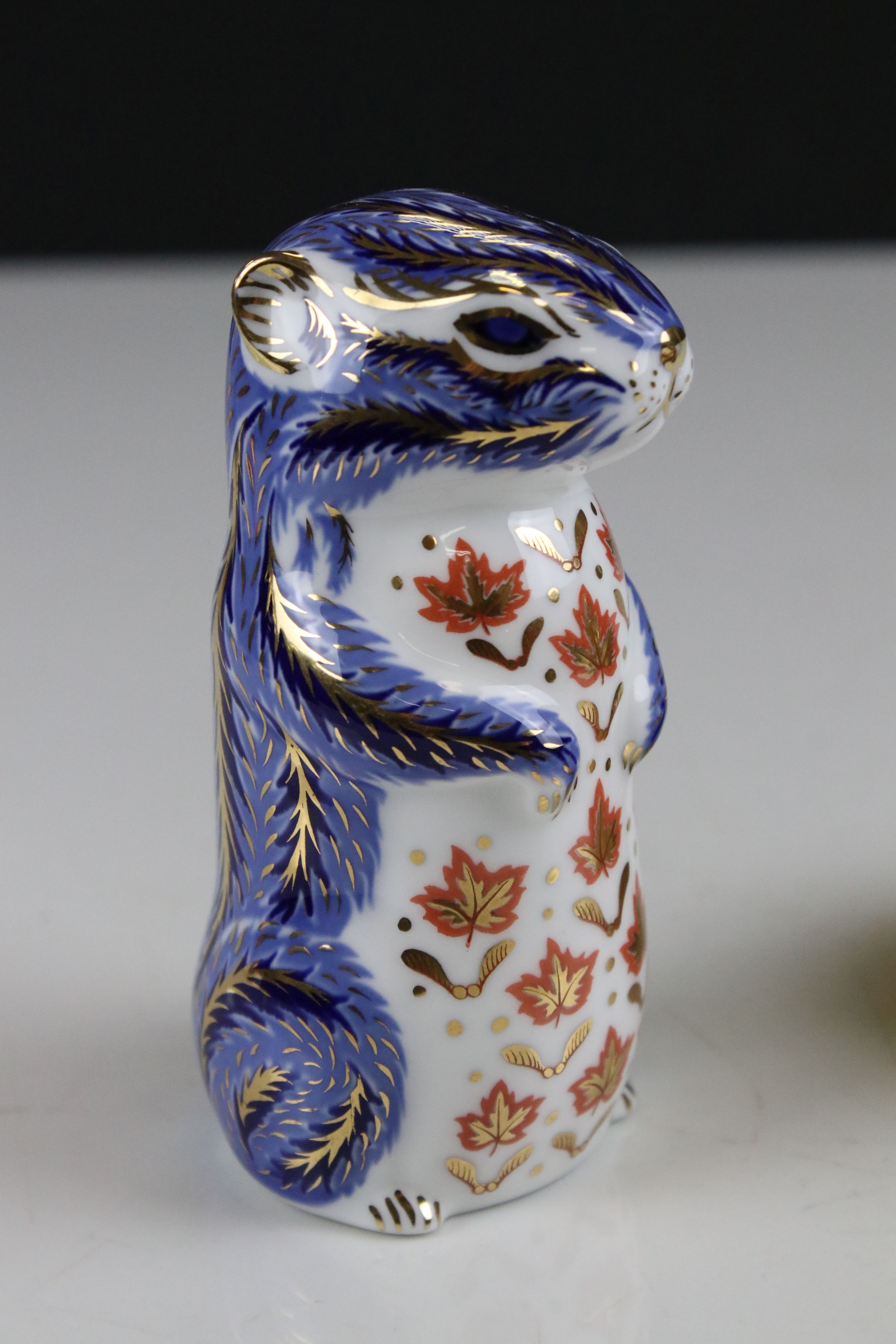 Two Royal Crown Derby Ceramic Paperweights - Limited Edition Partridge and Chipmunk, both with - Image 3 of 14