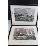 Two 19th century Henry Alken Engravings ' The first Steeple-chase on Record ' plates III and IV,