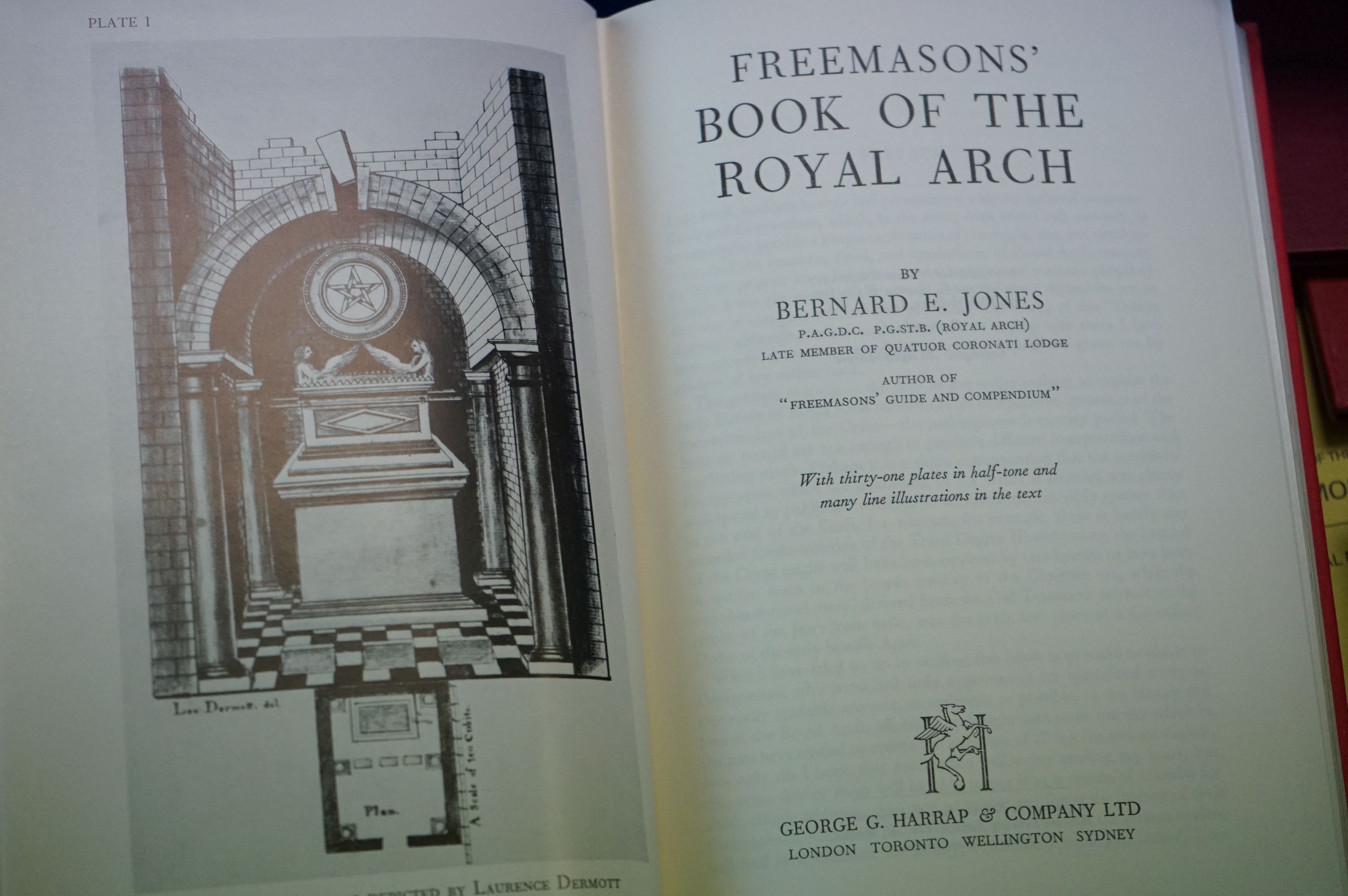 A collection of Masonic books and ephemera to include Year Books and Rules and Regulations. - Image 5 of 5