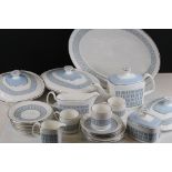Royal Doulton ' Counterpoint ' Part Dinner and Coffee Service including Two Lidded Tureens, Gravy