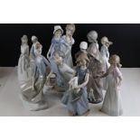 Collection of Twelve Nao Figurines