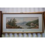 19th / early 20th century English School, a signed watercolour of sailboats on Loch Katrine