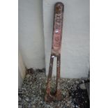 A Cast iron London and South Western Railway boundary marker, approx 36" in height.