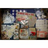 A collection of 1950's, 60's & 70's football cards and stickers including Panini, A&BC & FKS