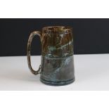 Whieldon style pottery tankard