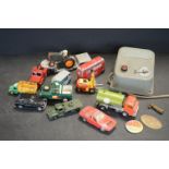 Group of loose playworn diecast models & a Meccano Power Unit