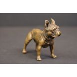 Bronze figure of a French Bulldog
