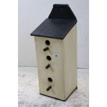 Conservation nesting box with three compartments