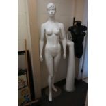 Shop display full body female mannequin