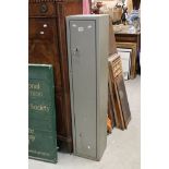 Brattonsound Ltd Metal Gun Cabinet, with two locks and two sets of keys, 131cms high x 27cms wide