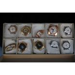 Collection of ladies watches, no straps, to include Loridos, Sears etc