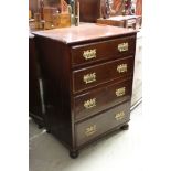 Vintage mahogany four drawer chest