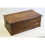 Victorian elm blanket box