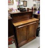 Regency mahogany and gilt metal mounted chiffonier, circa 1820, approx. 122cm high, 92cm wide,