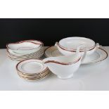 A Wedgwood 'Colorado' pattern part dinner service to include plates, gravy boat, platter etc..