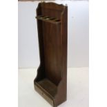 Wooden Gun Rack for four guns with drawer below, 49cms wide x 128cms high