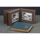 48 b/w photographs, in two vintage albums, covering a Grand World Tour 1910/1911, images include