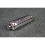 A fully hallmarked sterling silver cheroot holder case, assay marked for Chester and maker marked