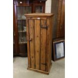 Pine storage cupboard, 50cms wide x 124cms high