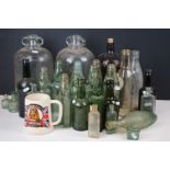 Collection of Antique Glass Bottles including Swindon interest plus a Castrol Motor Oil Bottle,
