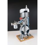 Cast Cut-away Demonstration Model of a Two-stroke Engine by Irwin & Partners Ltd of Croydon, on