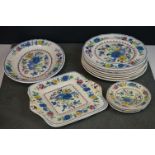 A small quantity of Masons Regency dinner ware.