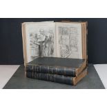 The Penny illustrated paper and illustrated times c.1880 contained within three bound volumes.